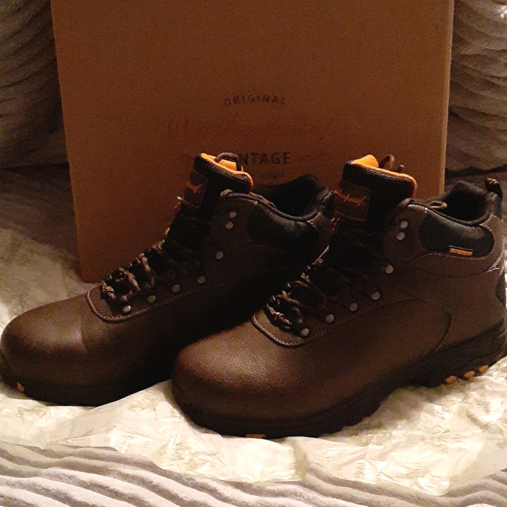 🔥ON SALE! Men's big and tall size 12M Heritage Weatherproof Leather Boots NEW!